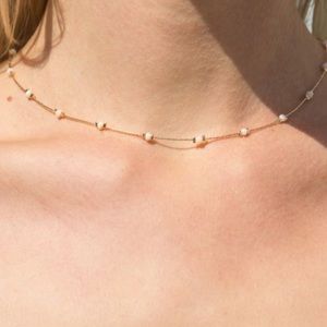 brandy gold necklace